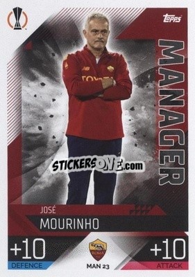 Sticker José Mourinho - UEFA Champions League & Europa League 2022-2023. Match Attax Extra
 - Topps