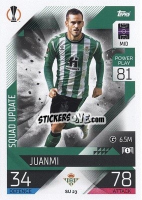 Sticker Juanmi - UEFA Champions League & Europa League 2022-2023. Match Attax Extra
 n. SU23 - Topps