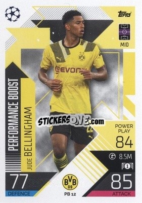 Sticker Jude Bellingham - UEFA Champions League & Europa League 2022-2023. Match Attax Extra
 n. PB12 - Topps