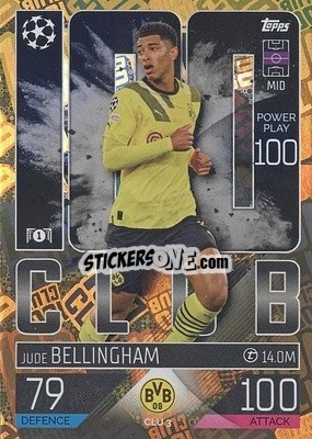 Sticker Jude Bellingham - UEFA Champions League & Europa League 2022-2023. Match Attax Extra
 n. CLU3 - Topps