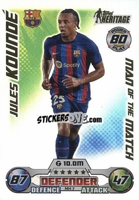 Sticker Jules Koundé - UEFA Champions League & Europa League 2022-2023. Match Attax Extra
 - Topps