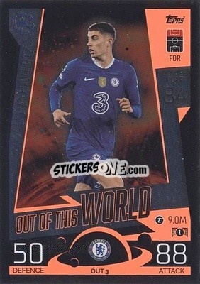 Sticker Kai Havertz - UEFA Champions League & Europa League 2022-2023. Match Attax Extra
 n. OUT3 - Topps
