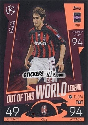 Figurina Kaká - UEFA Champions League & Europa League 2022-2023. Match Attax Extra
 - Topps