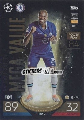 Sticker Kalidou Koulibaly - UEFA Champions League & Europa League 2022-2023. Match Attax Extra
 n. MV2 - Topps