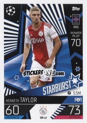 Sticker Kenneth Taylor - UEFA Champions League & Europa League 2022-2023. Match Attax Extra
 n. SB17 - Topps