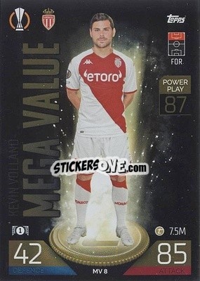 Sticker Kevin Volland - UEFA Champions League & Europa League 2022-2023. Match Attax Extra
 n. MV8 - Topps