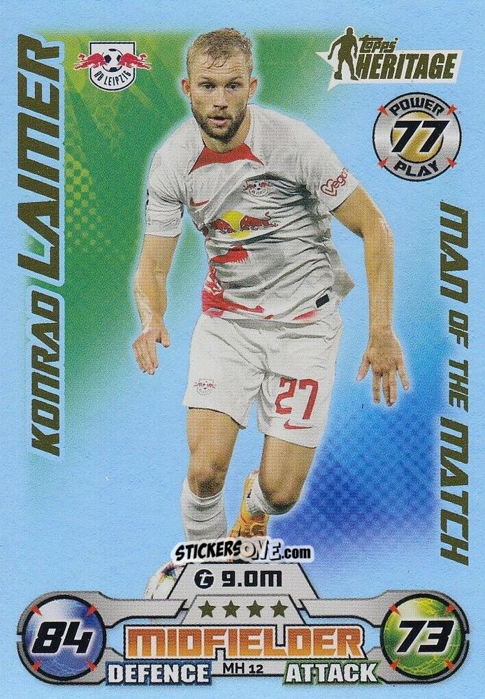 Cromo Konrad Laimer - UEFA Champions League & Europa League 2022-2023. Match Attax Extra
 n. MH12 - Topps