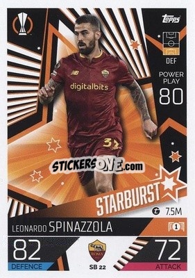 Figurina Leonardo Spinazzola - UEFA Champions League & Europa League 2022-2023. Match Attax Extra
 - Topps