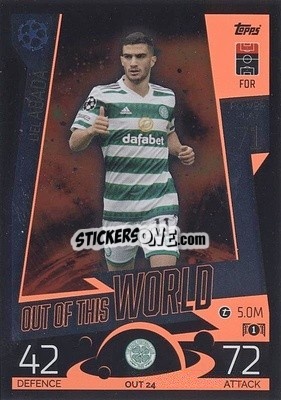 Sticker Liel Abada - UEFA Champions League & Europa League 2022-2023. Match Attax Extra
 n. OUT24 - Topps