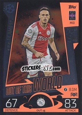 Cromo Lucas Ocampos - UEFA Champions League & Europa League 2022-2023. Match Attax Extra
 n. OUT15 - Topps