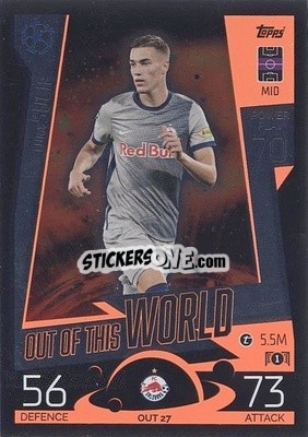 Sticker Luka Sucić - UEFA Champions League & Europa League 2022-2023. Match Attax Extra
 n. OUT27 - Topps