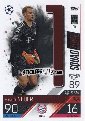 Sticker Manuel Neuer - UEFA Champions League & Europa League 2022-2023. Match Attax Extra
 n. SZ1 - Topps