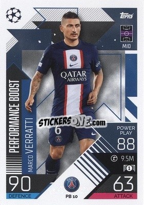 Figurina Marco Verratti - UEFA Champions League & Europa League 2022-2023. Match Attax Extra
 - Topps