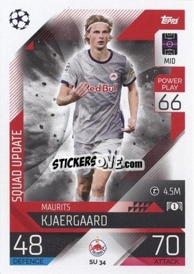 Sticker Maurits Kjaergaard - UEFA Champions League & Europa League 2022-2023. Match Attax Extra
 n. SU34 - Topps
