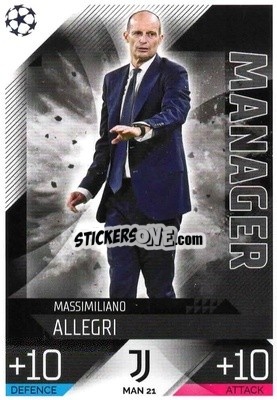 Sticker Maximiliano Allegri - UEFA Champions League & Europa League 2022-2023. Match Attax Extra
 - Topps