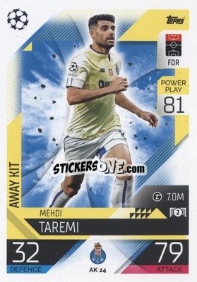 Sticker Mehdi Taremi - UEFA Champions League & Europa League 2022-2023. Match Attax Extra
 n. AK24 - Topps