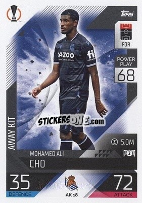Sticker Mohamed-Ali Cho - UEFA Champions League & Europa League 2022-2023. Match Attax Extra
 n. AK18 - Topps