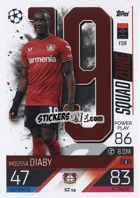 Sticker Moussa Diaby - UEFA Champions League & Europa League 2022-2023. Match Attax Extra
 - Topps