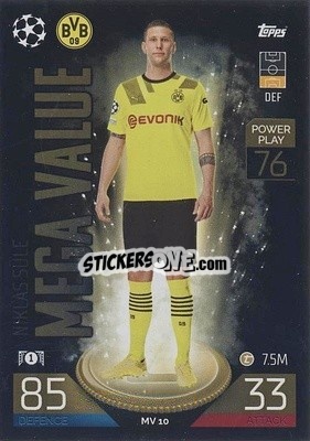 Sticker Niklas Süle - UEFA Champions League & Europa League 2022-2023. Match Attax Extra
 n. MV10 - Topps