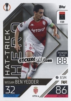Sticker Wissam Ben Yedder - UEFA Champions League & Europa League 2022-2023. Match Attax Extra
 - Topps