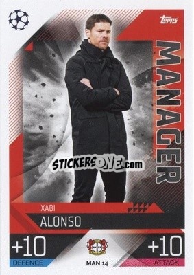 Sticker Xabi Alonso - UEFA Champions League & Europa League 2022-2023. Match Attax Extra
 n. MAN14 - Topps