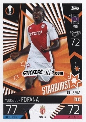 Figurina Youssouf Fofana - UEFA Champions League & Europa League 2022-2023. Match Attax Extra
 - Topps