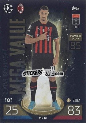 Figurina Zlatan Ibrahimović - UEFA Champions League & Europa League 2022-2023. Match Attax Extra
 - Topps