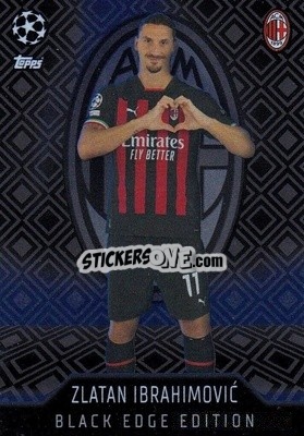 Sticker Zlatan Ibrahimović - UEFA Champions League & Europa League 2022-2023. Match Attax Extra
 n. BC7 - Topps