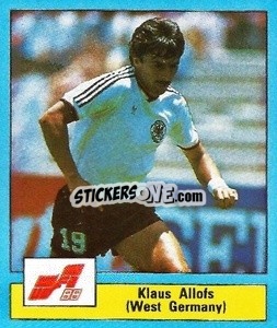 Sticker Klaus Allofs - Euro 1988
 n. 29 - MATCH