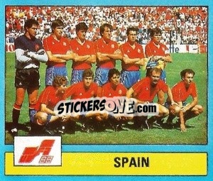 Sticker Team Photo - Euro 1988
 - MATCH