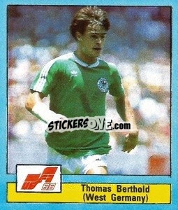 Sticker Thomas Berthold - Euro 1988
 n. 12 - MATCH