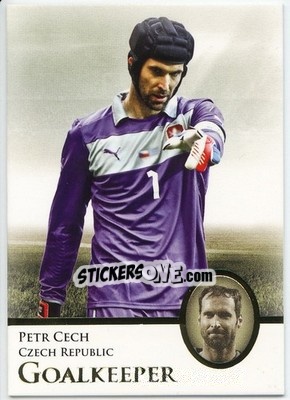 Sticker Petr Cech - World Football UNIQUE 2013 - Futera