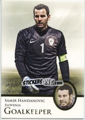Sticker Samir Handanovic - World Football UNIQUE 2013 - Futera