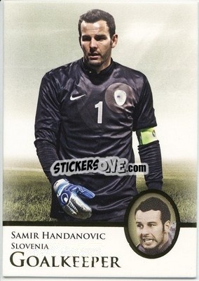 Sticker Samir Handanovic - World Football UNIQUE 2013 n. 3p - Futera