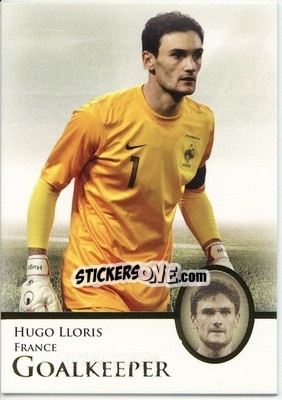 Sticker Hugo Lloris - World Football UNIQUE 2013 - Futera