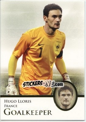 Sticker Hugo Lloris - World Football UNIQUE 2013 n. 4 - Futera