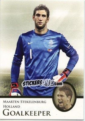 Cromo Maarten Stekelenburg - World Football UNIQUE 2013 - Futera