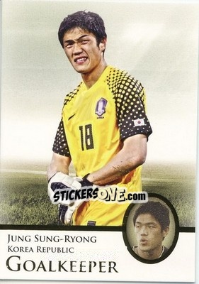 Sticker Jung Sung-Ryong - World Football UNIQUE 2013 n. 6 - Futera