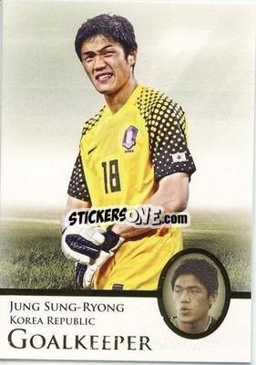 Sticker Jung Sung-Ryong - World Football UNIQUE 2013 n. 6p - Futera