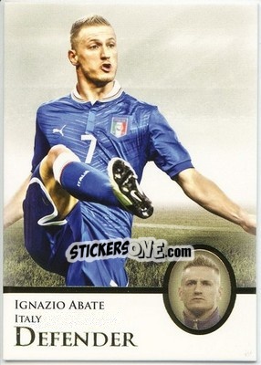 Sticker Ignazio Abate - World Football UNIQUE 2013 - Futera