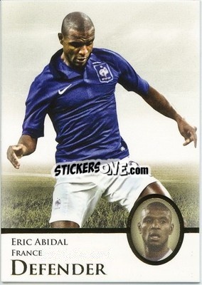 Sticker Eric Abidal - World Football UNIQUE 2013 n. 8p - Futera