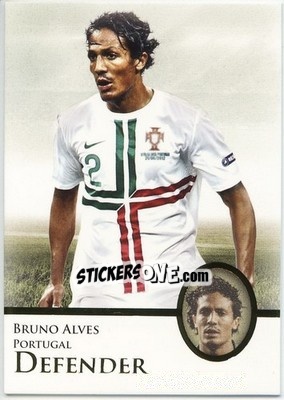 Sticker Bruno Alves - World Football UNIQUE 2013 - Futera