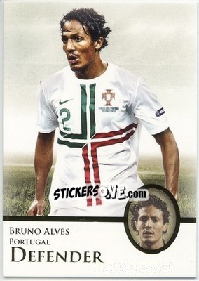 Sticker Bruno Alves - World Football UNIQUE 2013 n. 11 - Futera