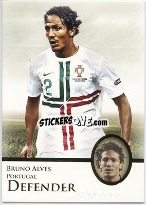 Sticker Bruno Alves - World Football UNIQUE 2013 n. 11p - Futera