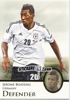 Sticker Jérôme Boateng - World Football UNIQUE 2013 n. 14 - Futera