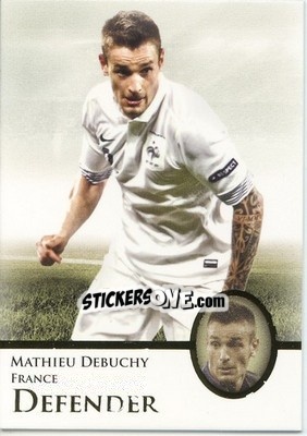 Sticker Mathieu Debuchy - World Football UNIQUE 2013 n. 16 - Futera