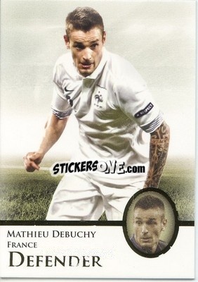 Sticker Mathieu Debuchy - World Football UNIQUE 2013 n. 16p - Futera