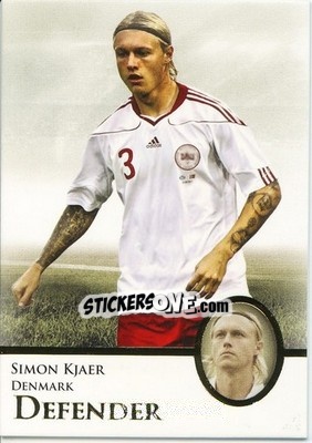 Sticker Simon Kjaer - World Football UNIQUE 2013 - Futera