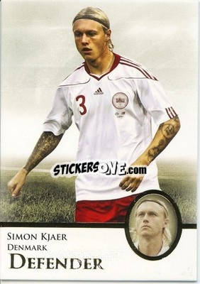Sticker Simon Kjaer - World Football UNIQUE 2013 n. 19p - Futera