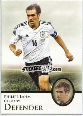 Sticker Philipp Lahm - World Football UNIQUE 2013 n. 20p - Futera
